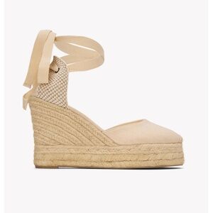 Soludos Espadrille Wedges with Ankle Strap